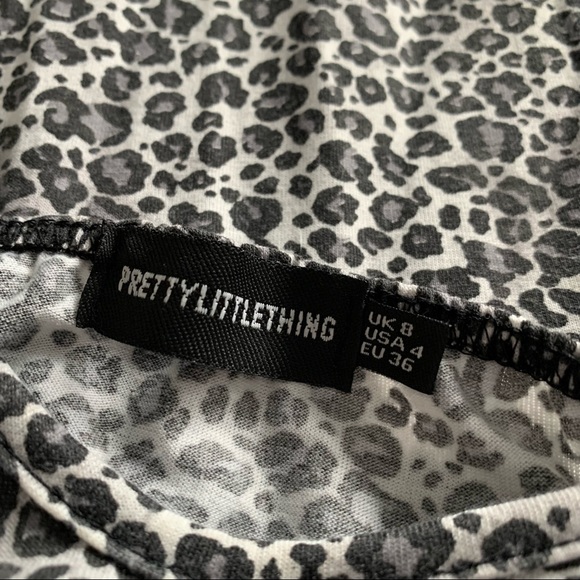 PRETTYLITTLETHING Leopard Midi Dress - Picture 2 of 3